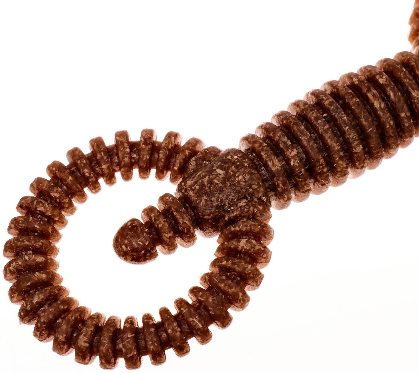 Игрушка для собак жевательная со ароматом корма «2 кольца», 16 х 5 см