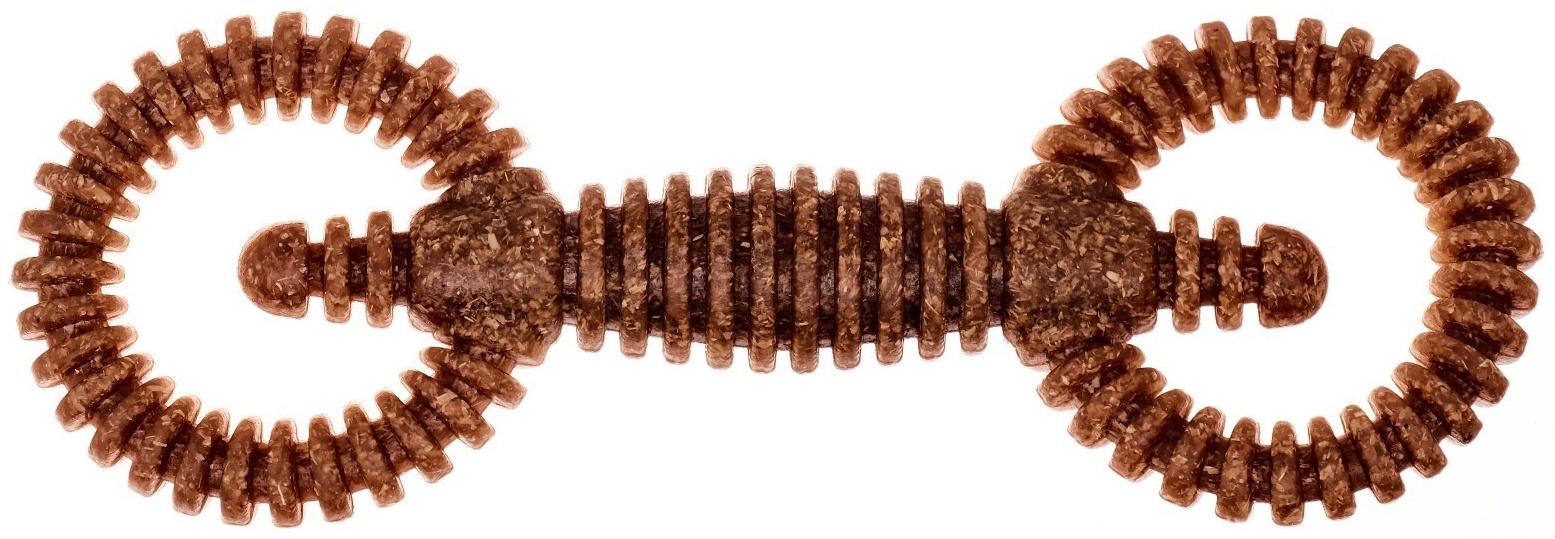 Игрушка для собак жевательная со ароматом корма «2 кольца», 16 х 5 см