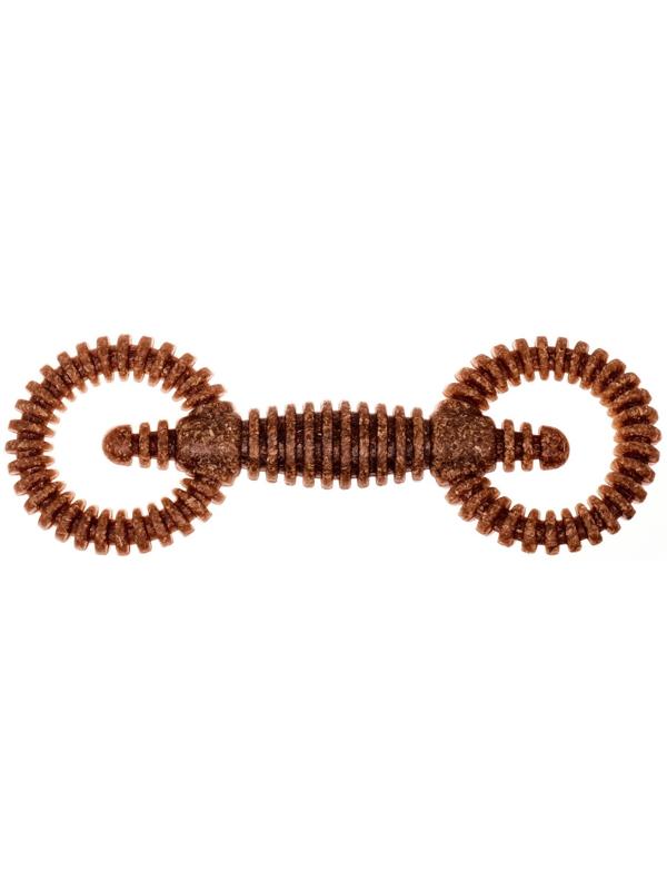 Игрушка для собак жевательная со ароматом корма «2 кольца», 16 х 5 см