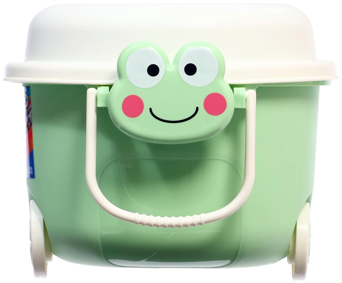 Набор машинок «Безумные гонки», металлические, инерция, игровой коврик, в детском ящике на колёсах с крышкой, 50 шт.