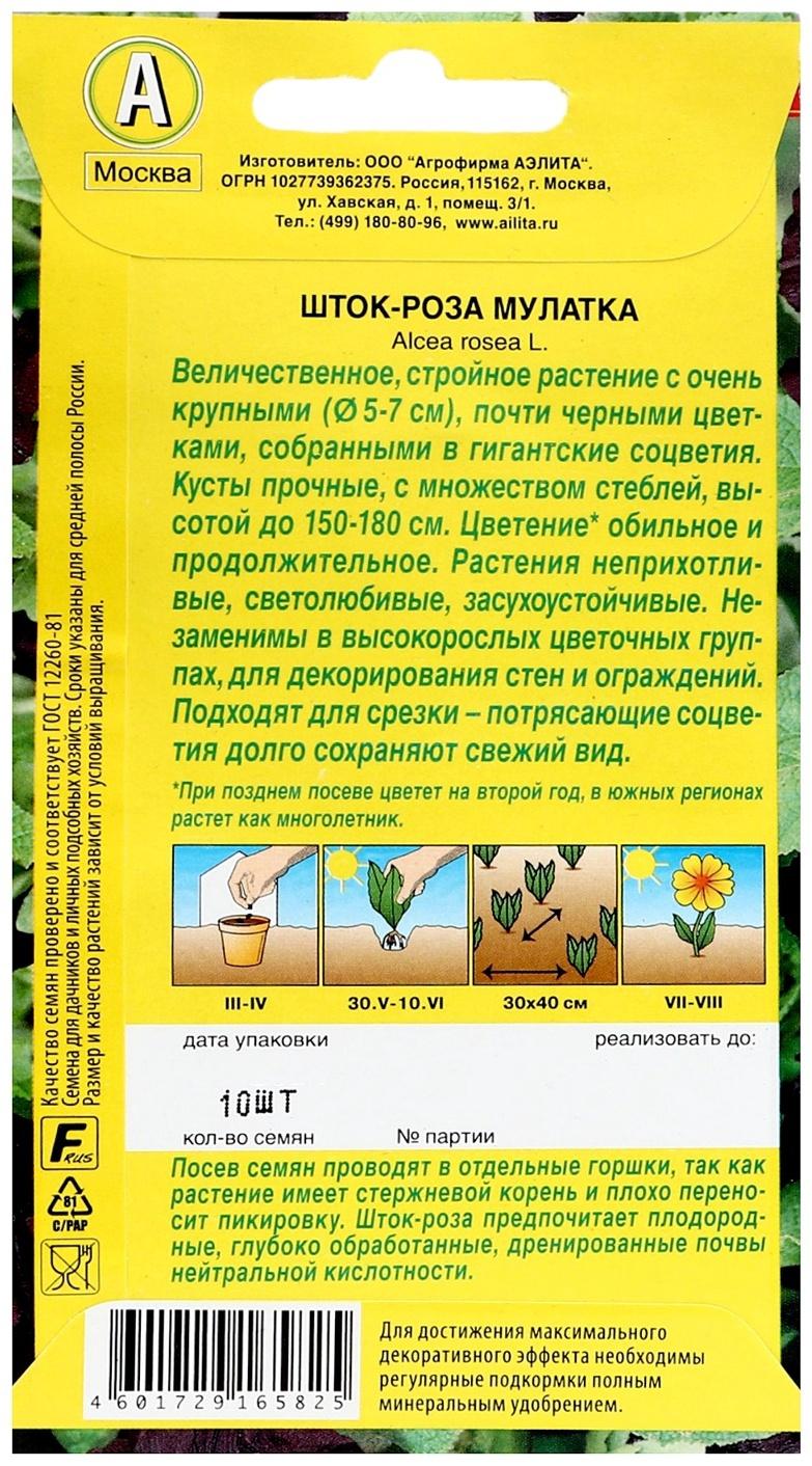 Семена цветов Шток-роза 