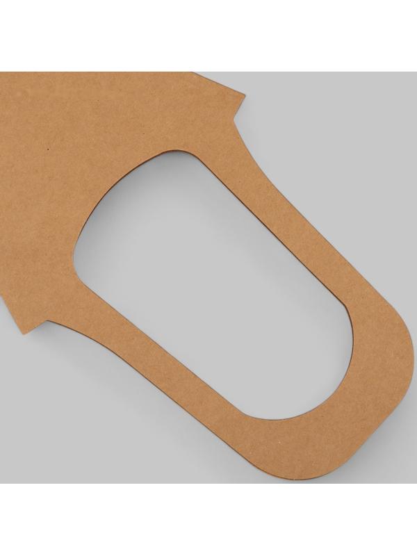 Переноска для цветов, крафт, без дна, 35×19 см