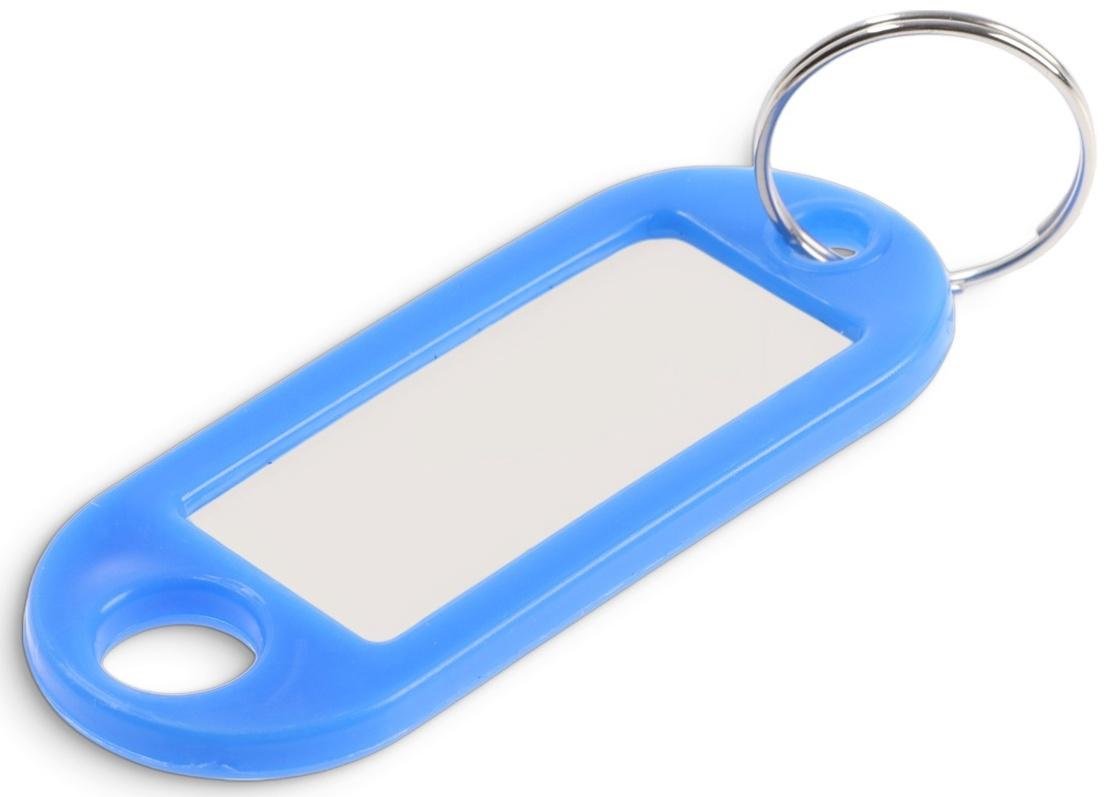 Бирка для ключей АЛЛЮР, пластик, цвет микс