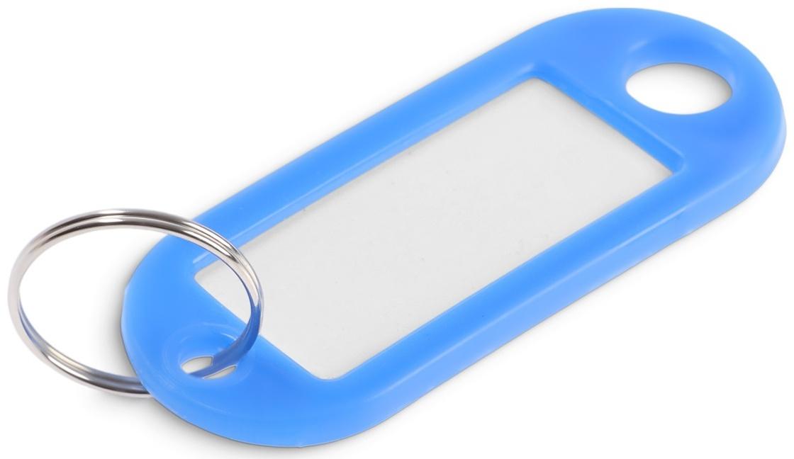 Бирка для ключей АЛЛЮР, пластик, цвет микс