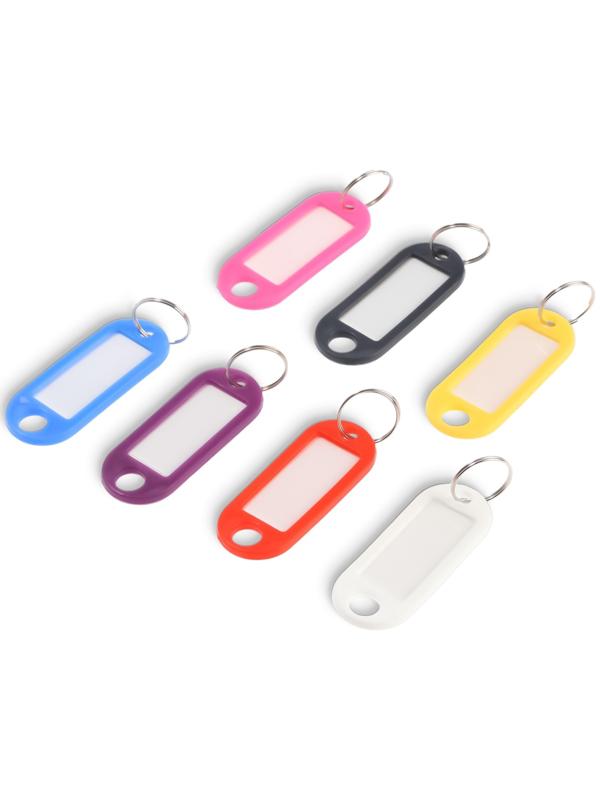 Бирка для ключей АЛЛЮР, пластик, цвет микс