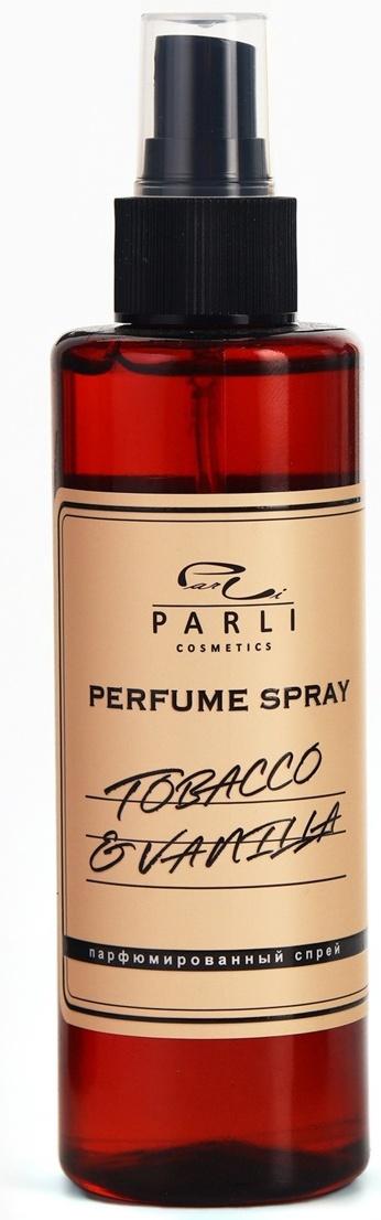 Мист-спрей для тела увлажняющий TOBACCO серии Parli Cosmetics. 200 мл
