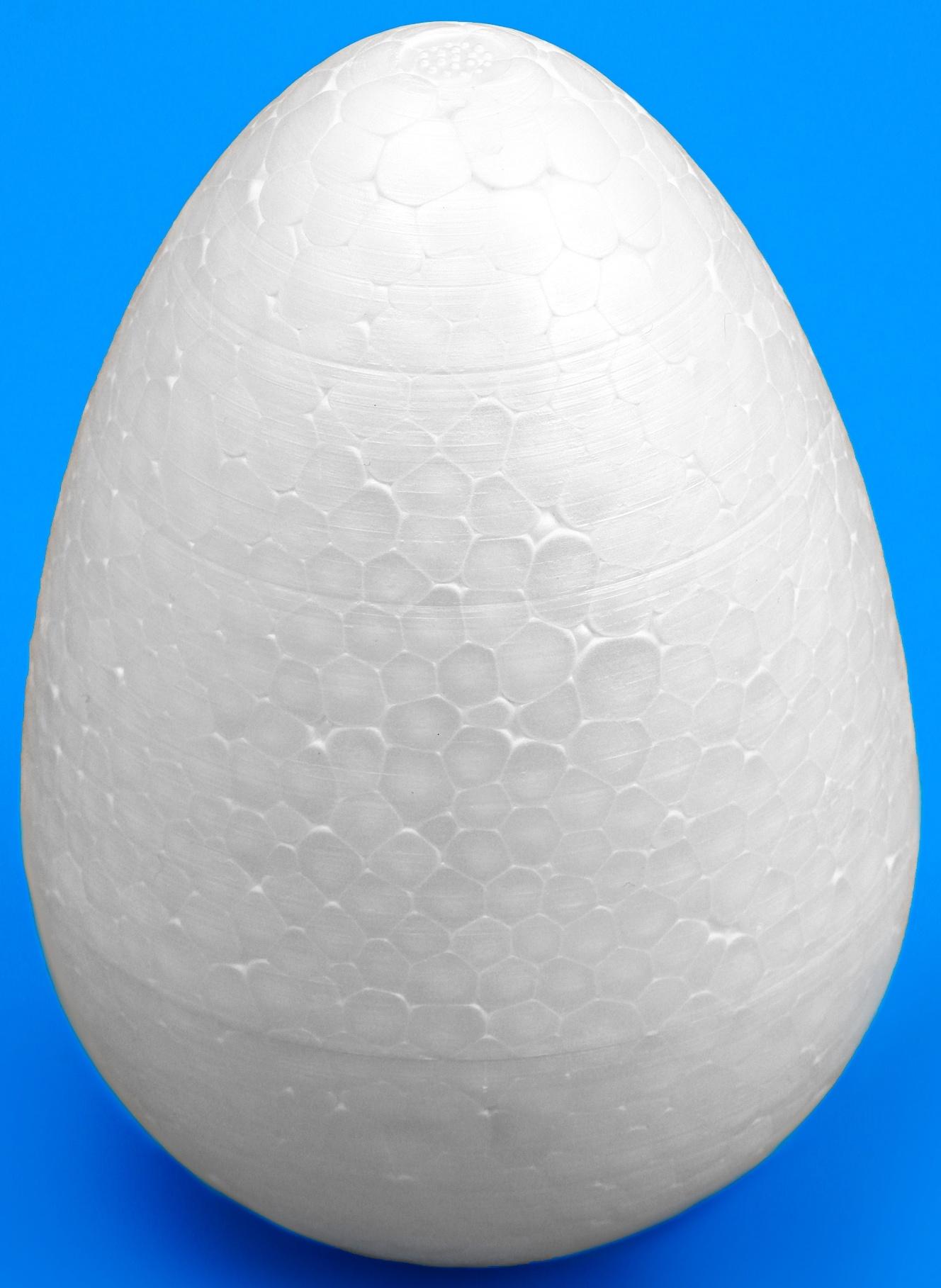 Набор заготовок из пенопласта, Яйцо, 10 см, 2 шт.