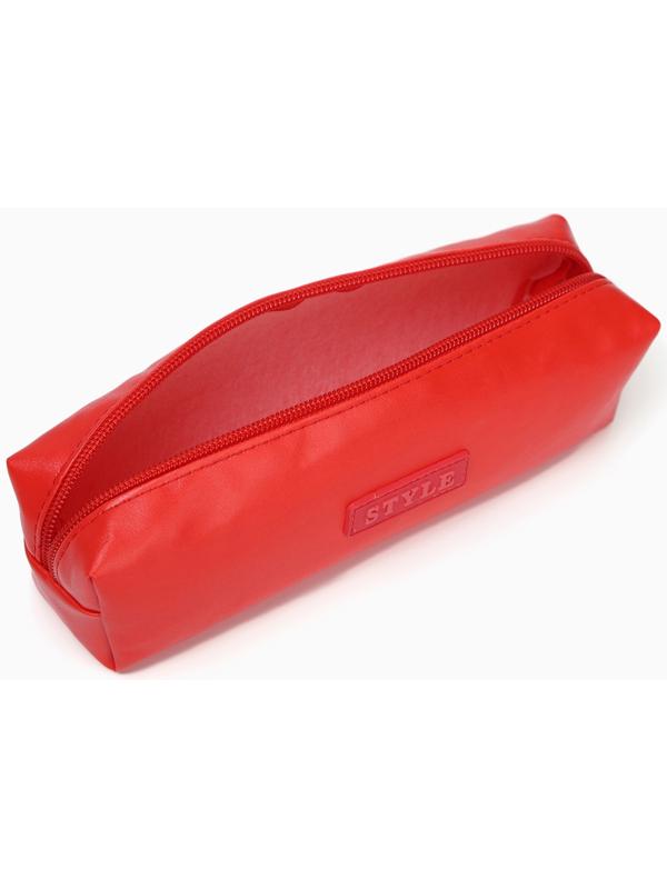 Косметичка-пенал на молнии Style, красная