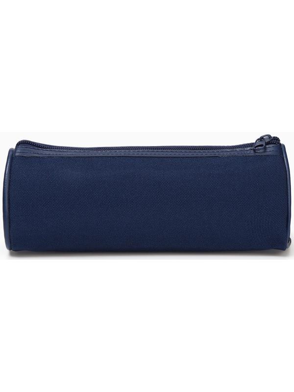 Косметичка-пенал на молнии школьная, синяя