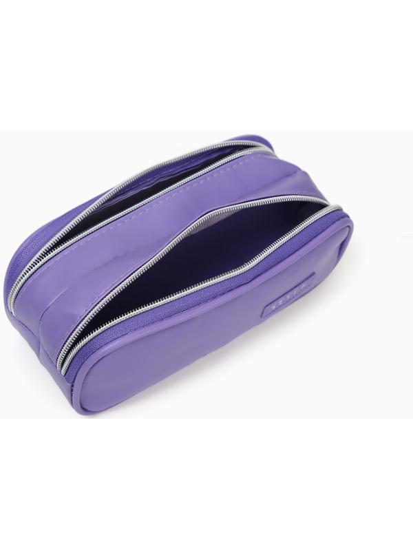Косметичка-пенал на молнии с отделами, Style, фиолетовая