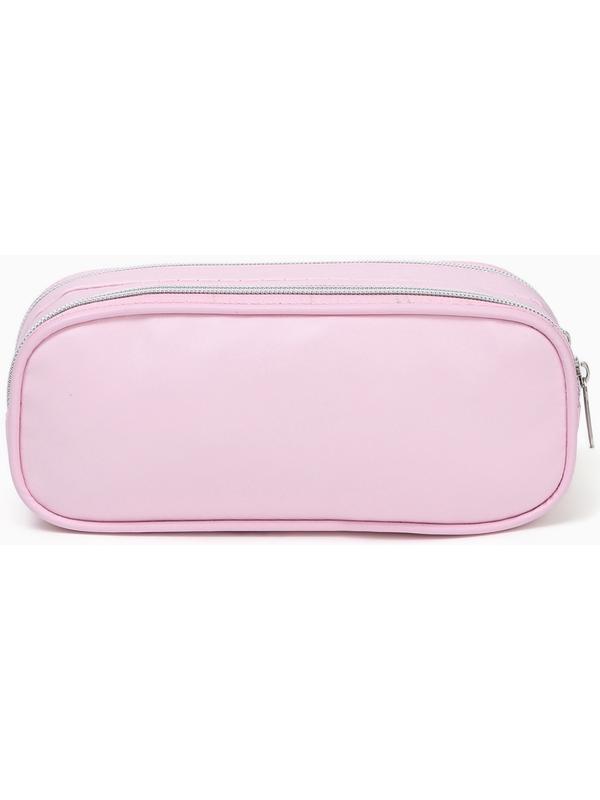 Косметичка-пенал на молнии с отделами, Style, розовая