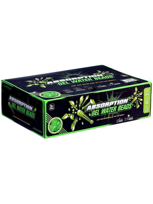 Гелевые пульки, светятся в темноте, d=7-8 мм , 1000шт