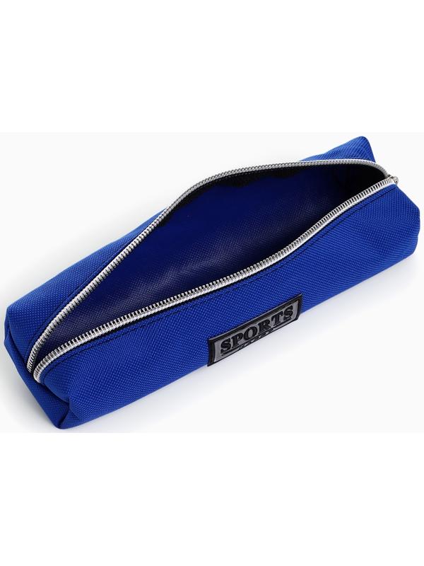 Косметичка-пенал на молнии Sports happy, васильковая