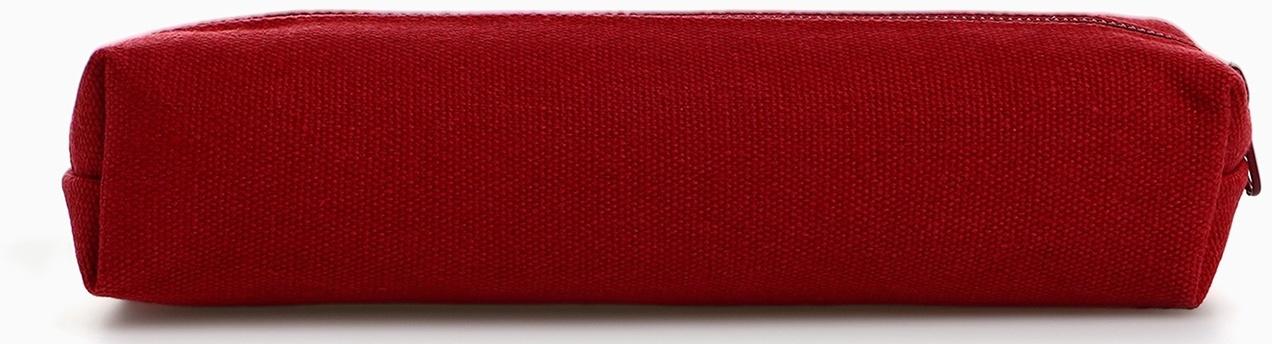 Косметичка-пенал на молнии Style, бордовая