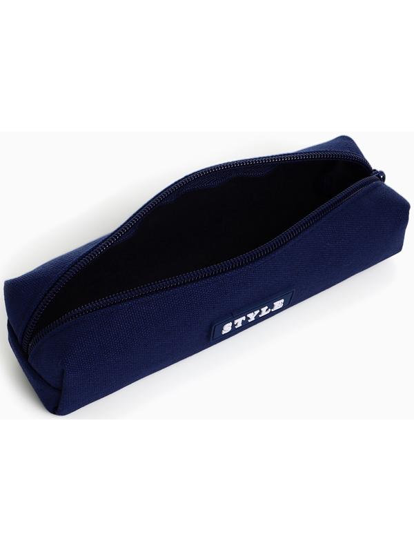 Косметичка-пенал на молнии Style, синяя