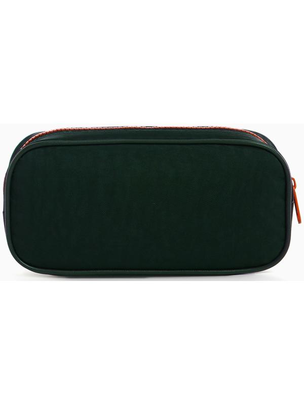 Косметичка-пенал на молнии с карманом, «Звезда», хаки