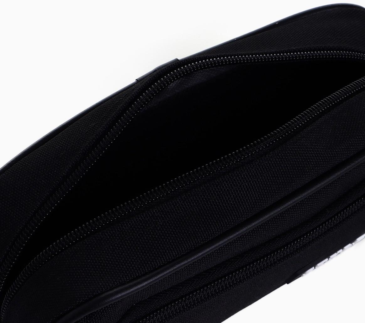 Косметичка-пенал на молнии с карманом, Style, чёрная