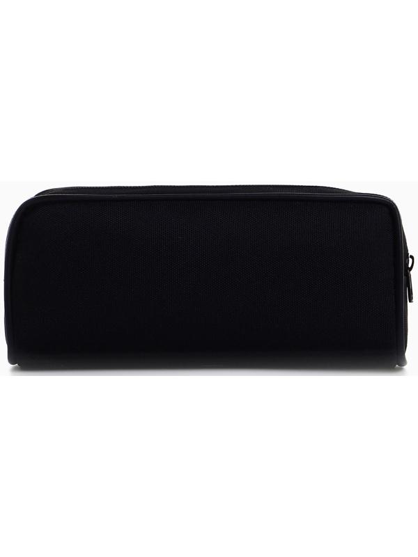 Косметичка-пенал на молнии с карманом, Style, чёрная