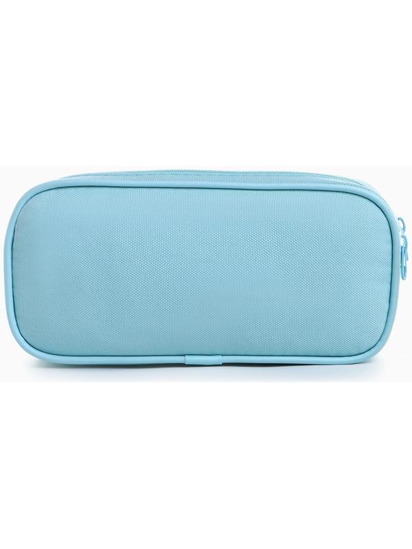 Косметичка-пенал на молнии с отделами, «Звезда», голубая