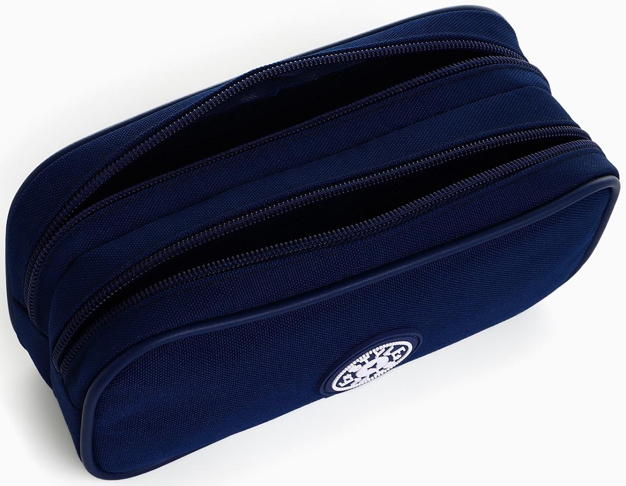 Косметичка-пенал на молнии с отделами, «Звезда», синяя