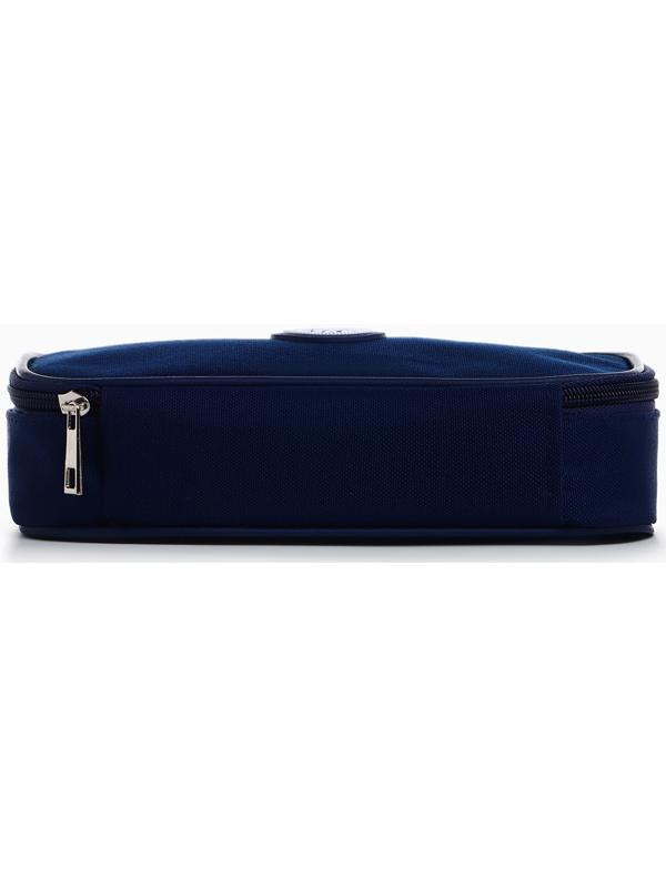 Косметичка-пенал на молнии, на подкладке, Style, синяя