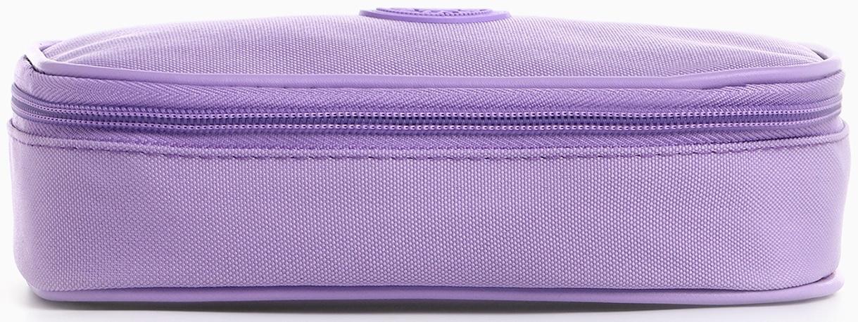 Косметичка-пенал на молнии, на подкладке, Style, сиреневая