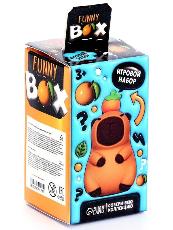 Игрушка - сюрприз Funny box «Капибарочки»: детский брелок, наклейки
