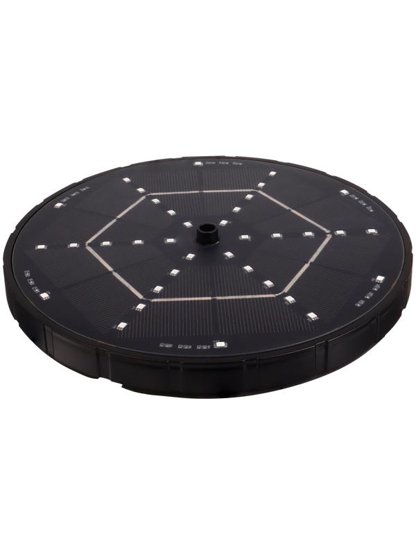 Фонтан на солнечной батарее,  h=0,55 метра, 180 л/ч, 7 Вт,  LED-подсветка, JT-180-36LED