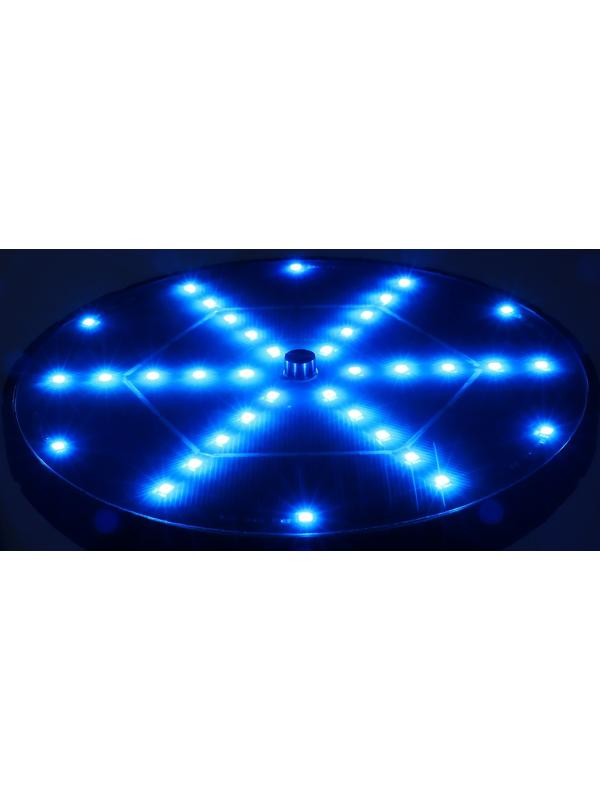 Фонтан на солнечной батарее,  h=0,55 метра, 180 л/ч, 7 Вт,  LED-подсветка, JT-180-36LED