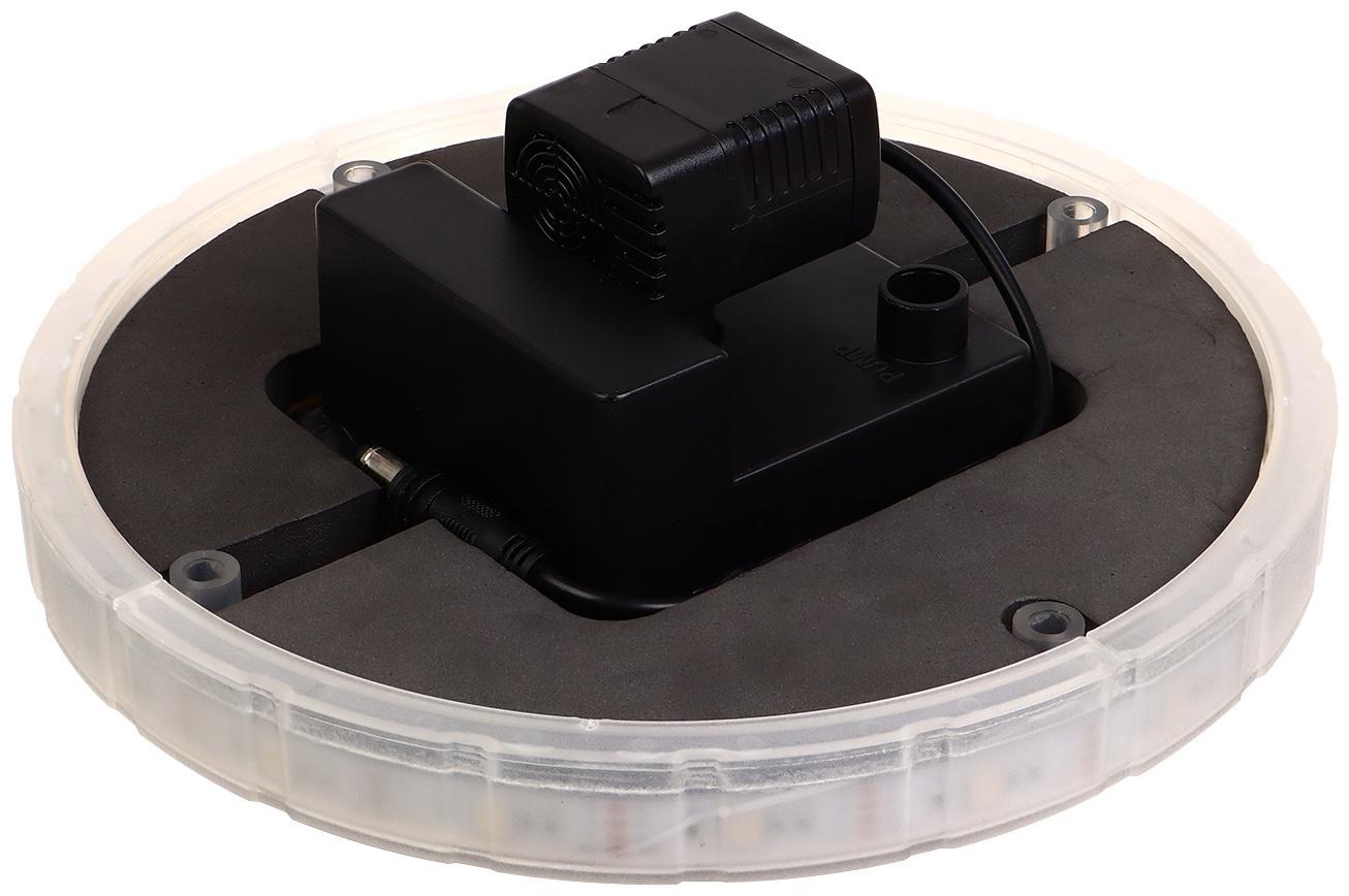 Фонтан на солнечной батарее,  h=0,55 метра, 180 л/ч, 7 Вт,  LED-подсветка, JT-180-23LED