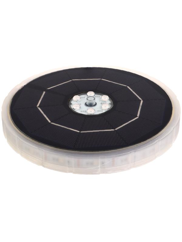 Фонтан на солнечной батарее,  h=0,55 метра, 180 л/ч, 7 Вт,  LED-подсветка, JT-180-23LED