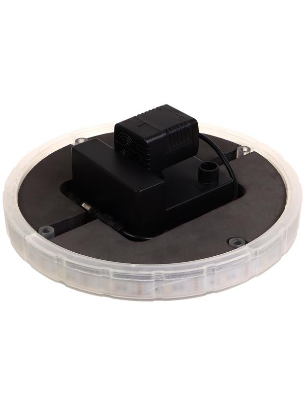 Фонтан на солнечной батарее,  h=0,55 метра, 180 л/ч, 7 Вт,  LED-подсветка, JT-180-23LED