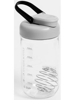 Шейкер спортивный для коктейлей и воды 550 мл, с мерной шкалой, тритан, 7.5 х 18 см