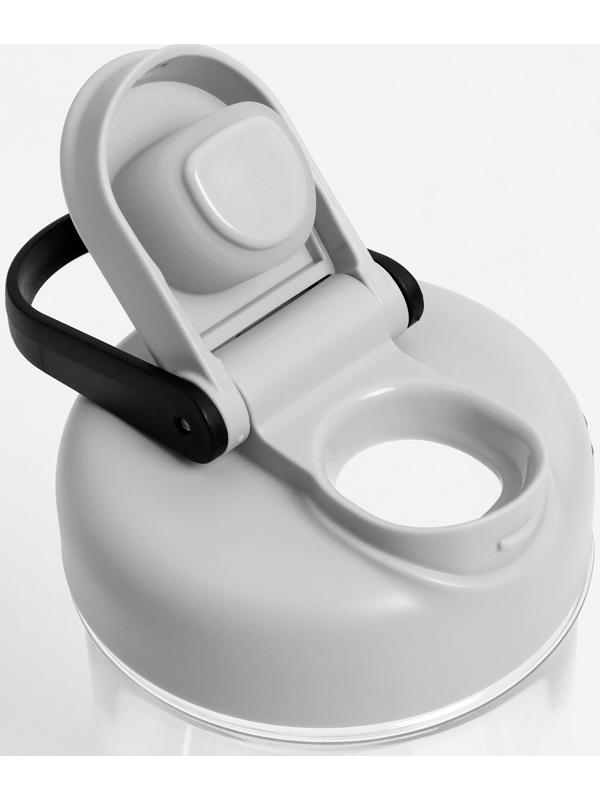 Шейкер спортивный для коктейлей и воды 550 мл, с мерной шкалой, тритан, 7.5 х 18 см