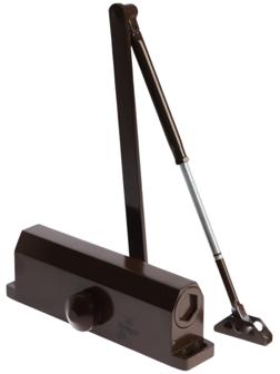 Доводчик дверей ТУНДРА d=150BR, до 150 кг, коричневый