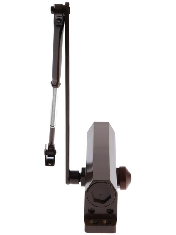 Доводчик дверей ТУНДРА d=150BR, до 150 кг, коричневый