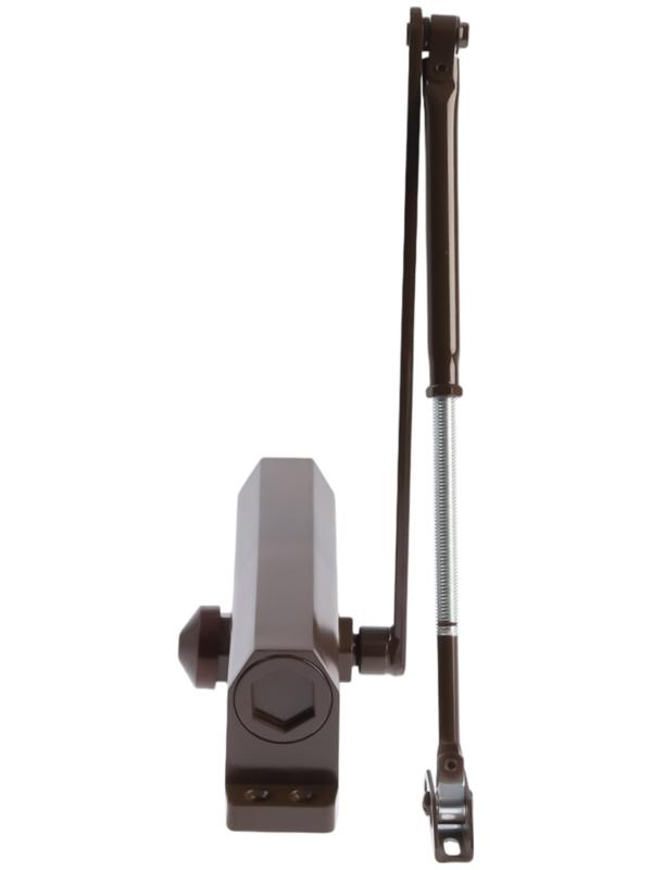 Доводчик дверей ТУНДРА d=150BR, до 150 кг, коричневый