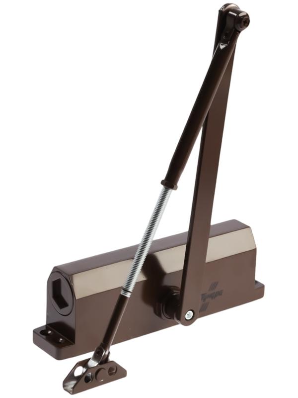 Доводчик дверей ТУНДРА d=150BR, до 150 кг, коричневый