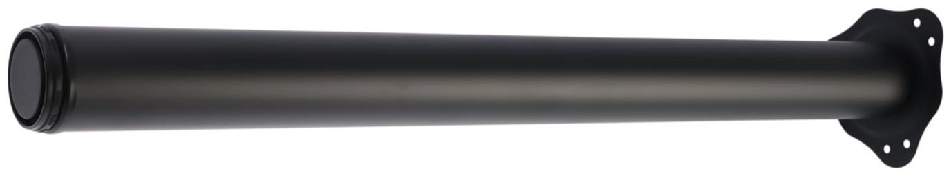 Опора мебельная, барная, ТУНДРА, 60×710 мм, чёрная