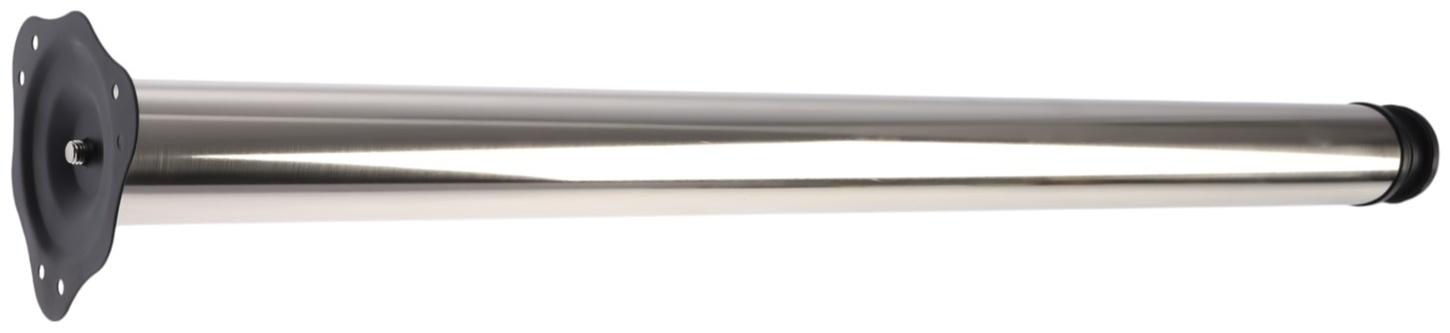 Опора мебельная, барная, ТУНДРА, 60×820 мм, цвет сатин никель