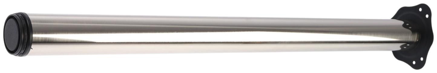 Опора мебельная, барная, ТУНДРА, 60×820 мм, цвет сатин никель