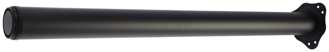 Опора мебельная, барная, ТУНДРА, 60×820 мм, чёрная