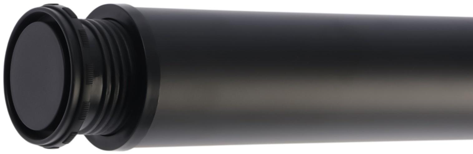 Опора мебельная, барная, ТУНДРА, 60×820 мм, чёрная