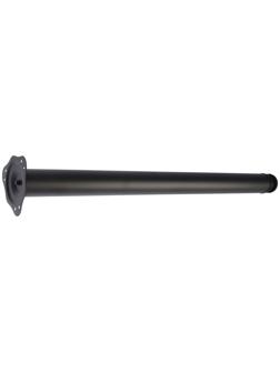 Опора мебельная, барная, ТУНДРА, 60×820 мм, чёрная