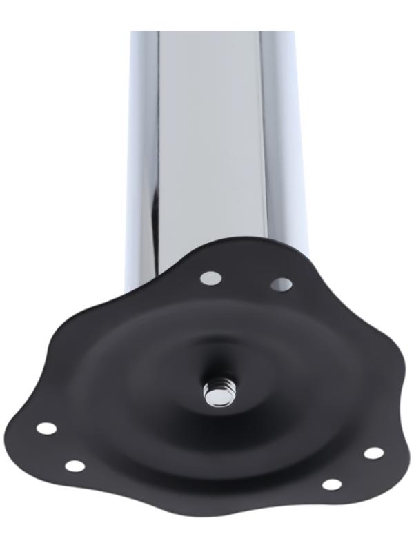 Опора мебельная, барная, ТУНДРА, 60×870 мм, цвет хром