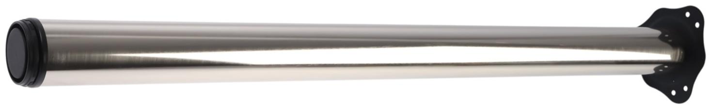 Опора мебельная, барная, ТУНДРА, 60×870 мм, цвет сатин никель