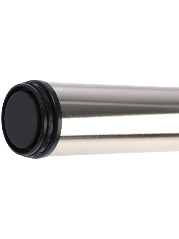 Опора мебельная, барная, ТУНДРА, 60×870 мм, цвет сатин никель