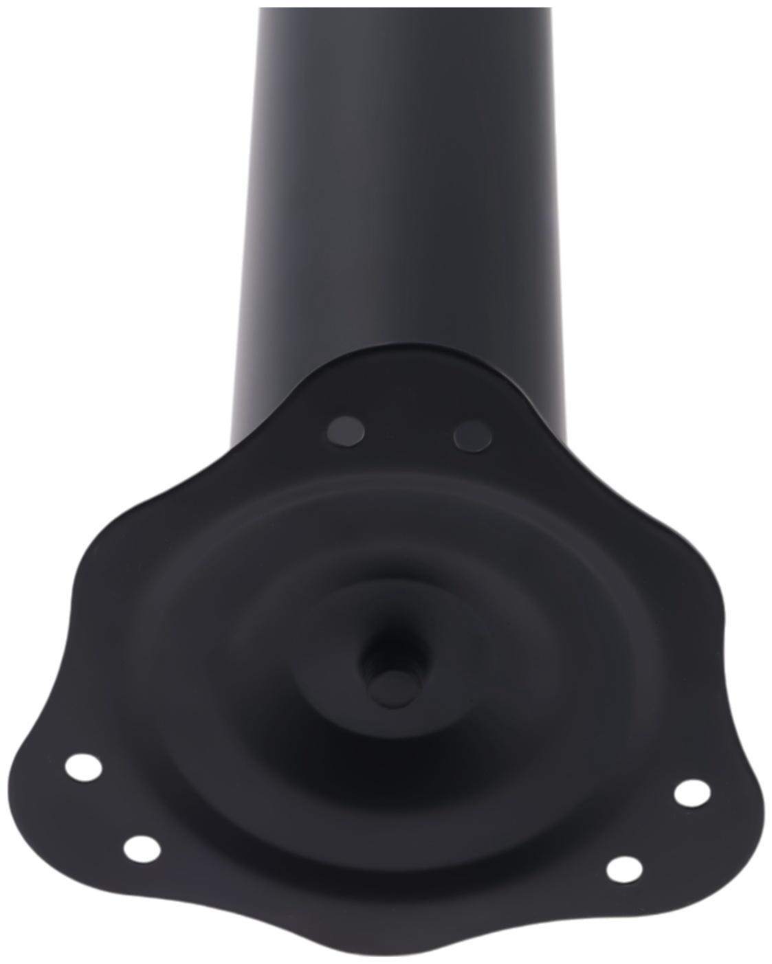 Опора мебельная, барная, ТУНДРА, 60×870 мм, чёрная