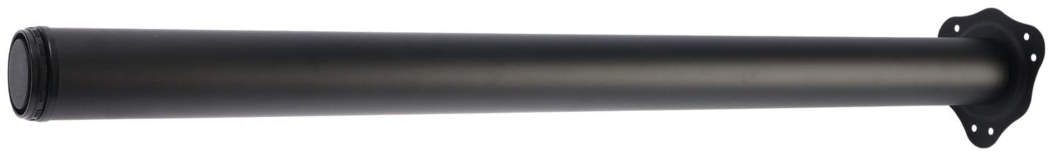 Опора мебельная, барная, ТУНДРА, 60×870 мм, чёрная