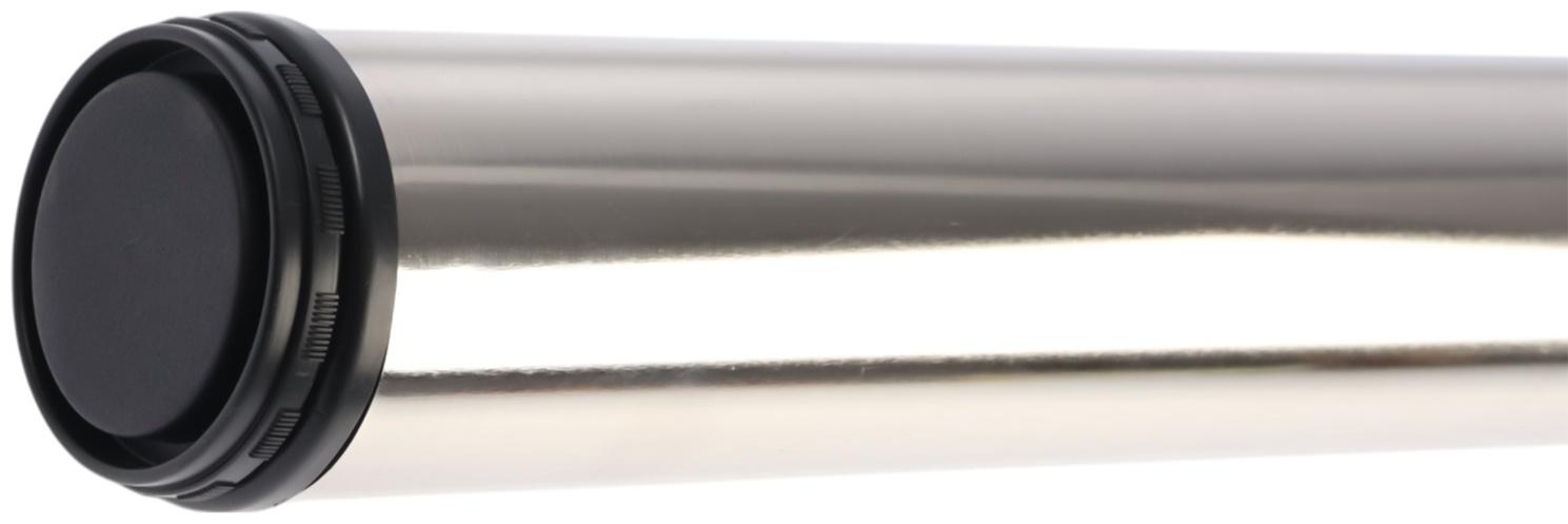 Опора мебельная, барная, ТУНДРА, 60×1100 мм, цвет сатин никель